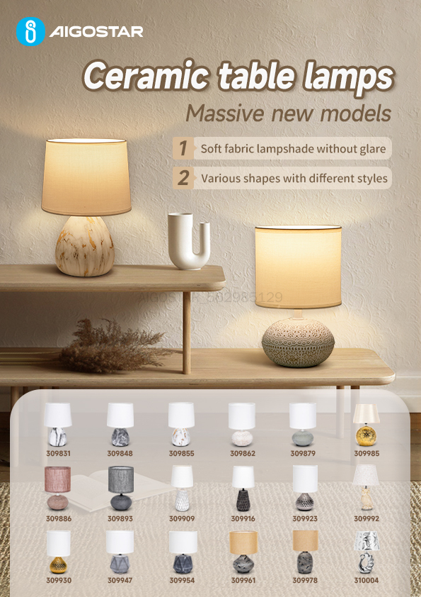 Keramische tafellampen