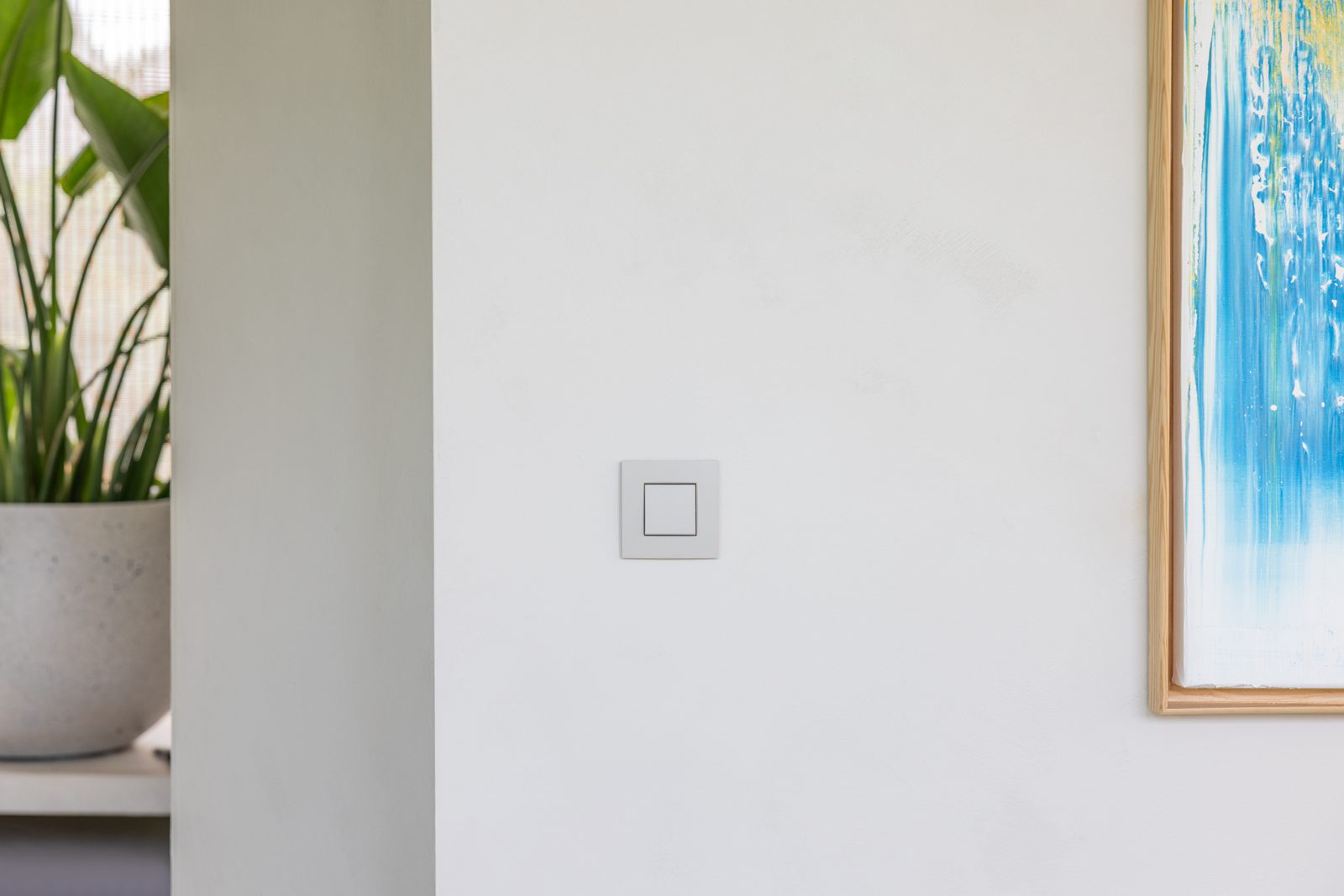 Cotton white textured in interieur
