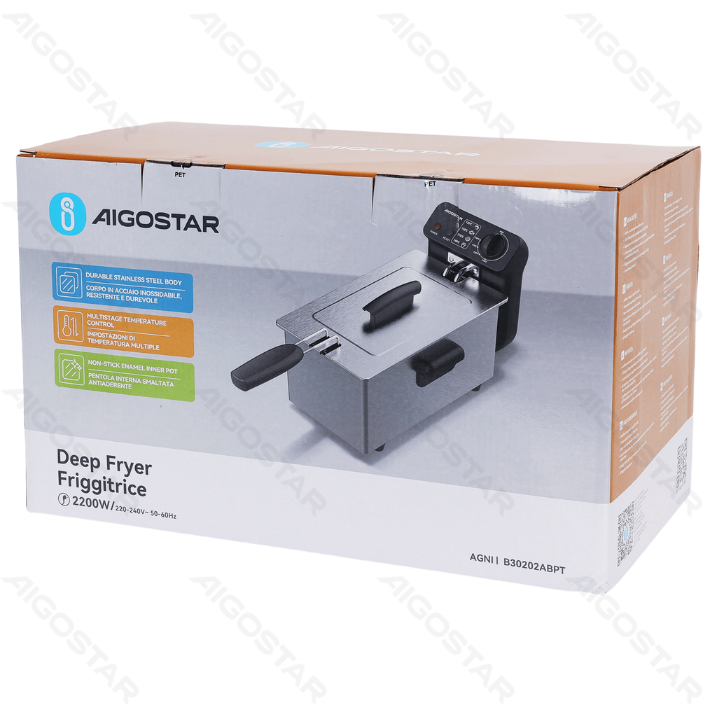 Frituurpan 2200W 3L - Afbeelding 9