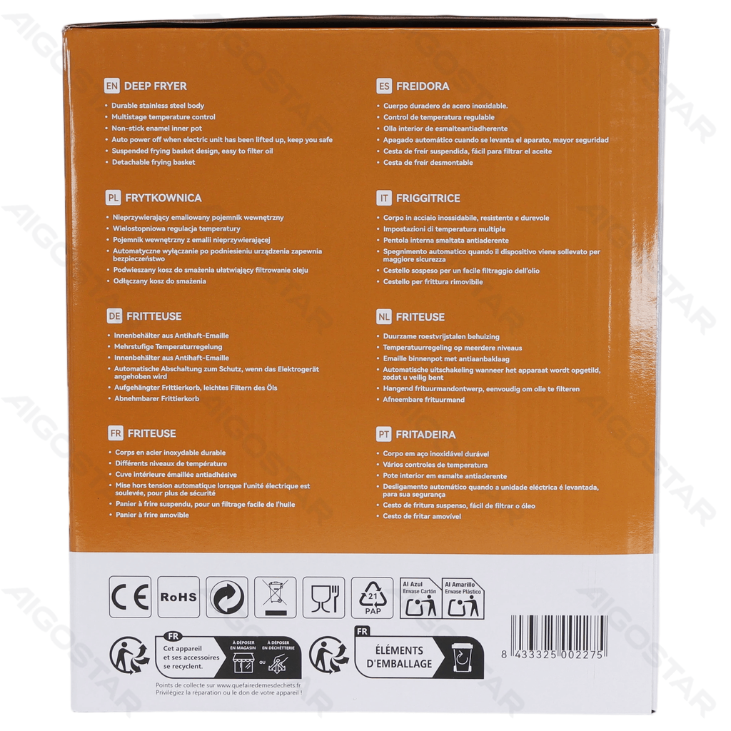 Frituurpan 2200W 3L - Afbeelding 14