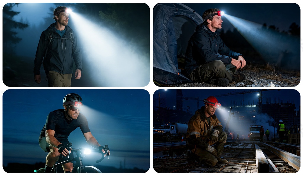 LED-hoofdlamp 3*AAA - Afbeelding 6