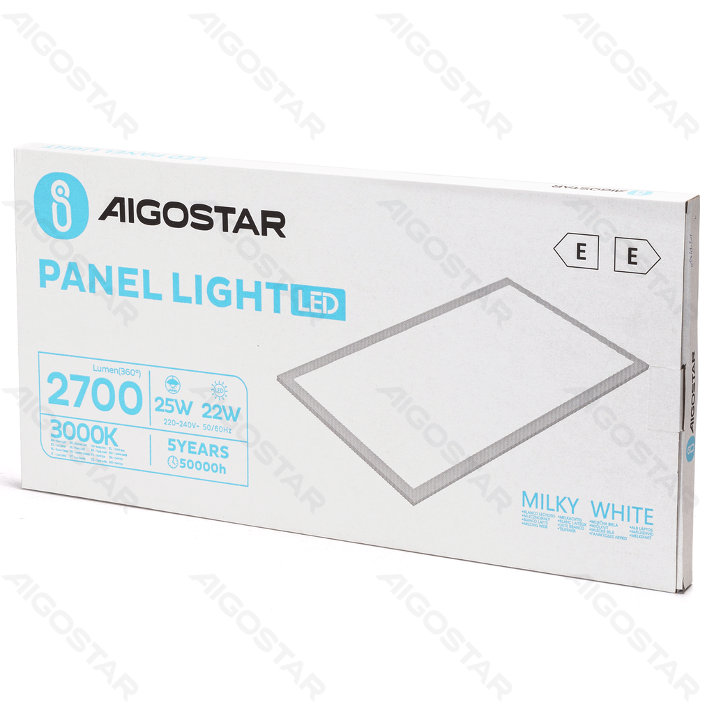 LED Paneelverlichting Edge-lit Warm Licht Wit 25W 60x30cm