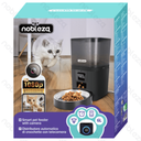 Aigostar WIFI version Smart food feeder With camera Single bowl 6L H33.2*L36.3*W19.2cm Black