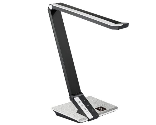 Aigostar LED Bureau - Tafellamp 03 Zwart/zilver 10W