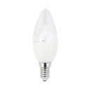 Aigostar LED C5 C35 E14 4W 3000K WITH LIGHT PIPE  250LM