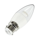 Aigostar LED C5 C35 B22 4W 3000K WITH LIGHT PIPE 250LM