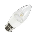 Aigostar LED C5 C35 B22 4W 3000K WITH LIGHT PIPE 250LM
