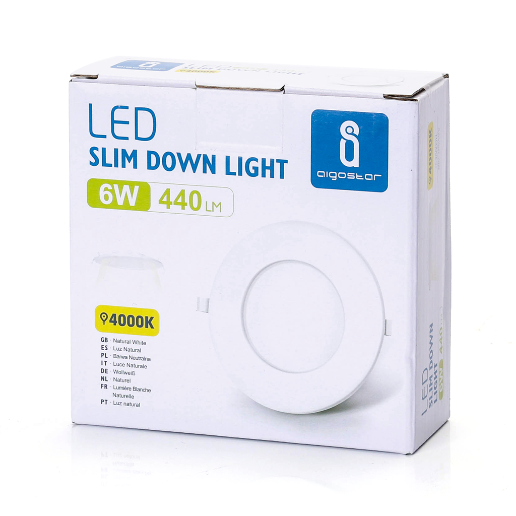 Aigostar LED E5 SLIM DOWN LIGHT 6W 4000K  440LM