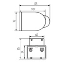 KANLUX PIR bewegingssensor SLICK JQ -L wit