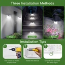 Aigostar Solar wandlamp  met sensor