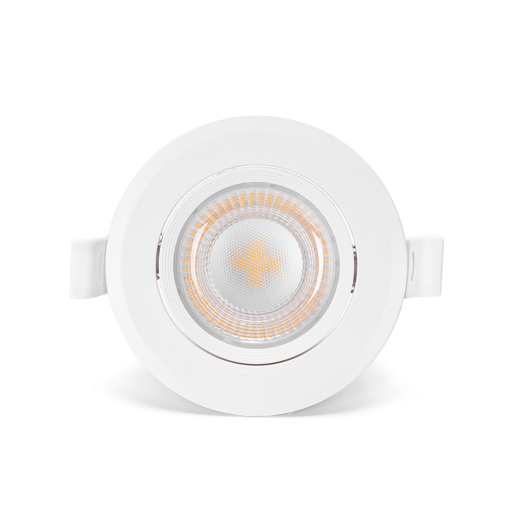 Aigostar LED Inbouw Ronde Downlight met verstelbare Hoek 3000-4000-6500K (3 stuks) 5W
