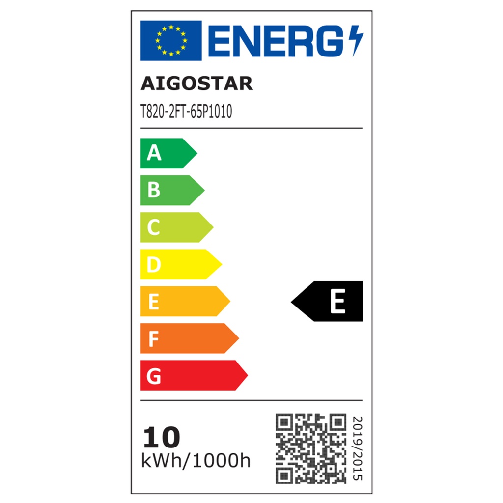 Aigostar LED Half-aluminium Half-kunststof T8 Lichtbuis 0.6m 10W