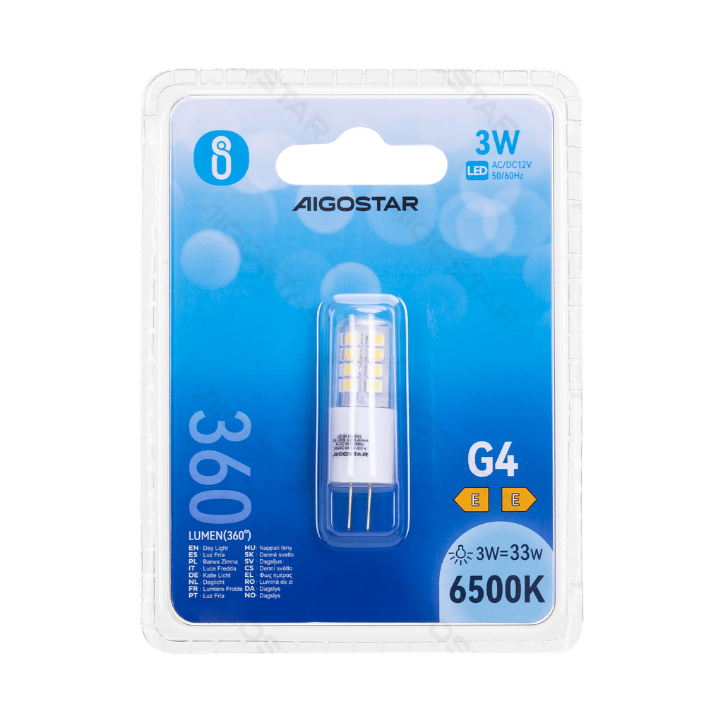 Aigostar LED G4 3W 320lm 6500K