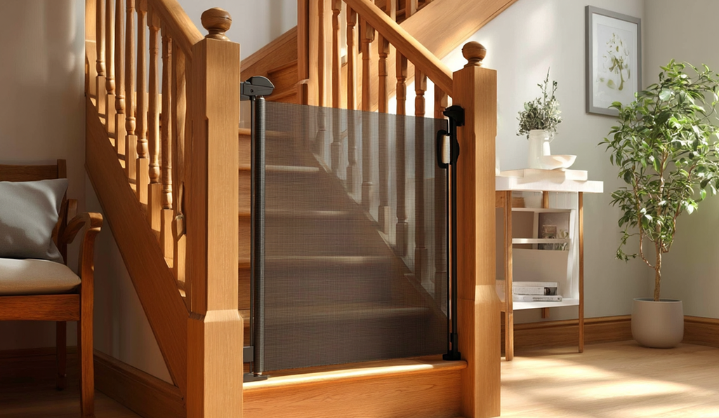 Aigostar Retractable gate W20-180*H88CM Black