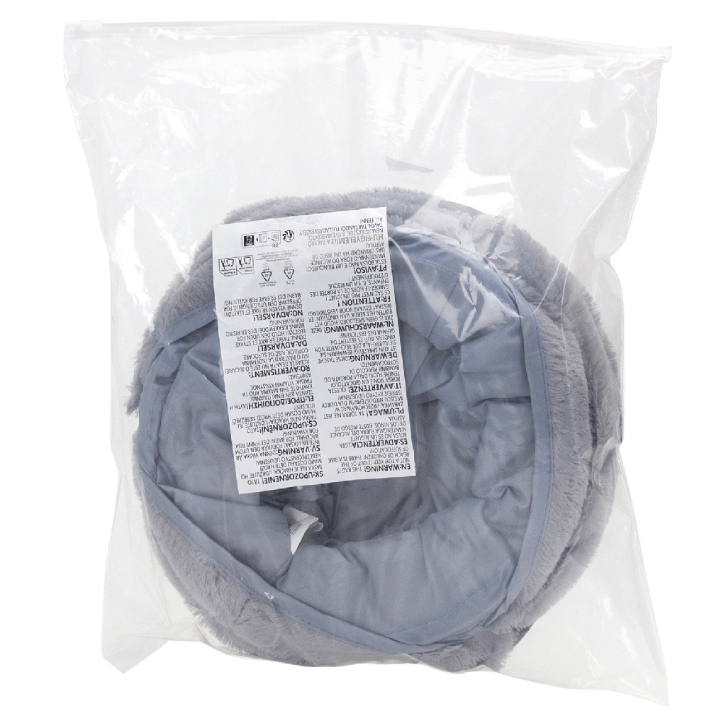 Aigostar S-shaped cat tunnel D25*L108cm Grey