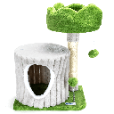 Aigostar Cat tree Tree stump L50*W38*H54cm Green