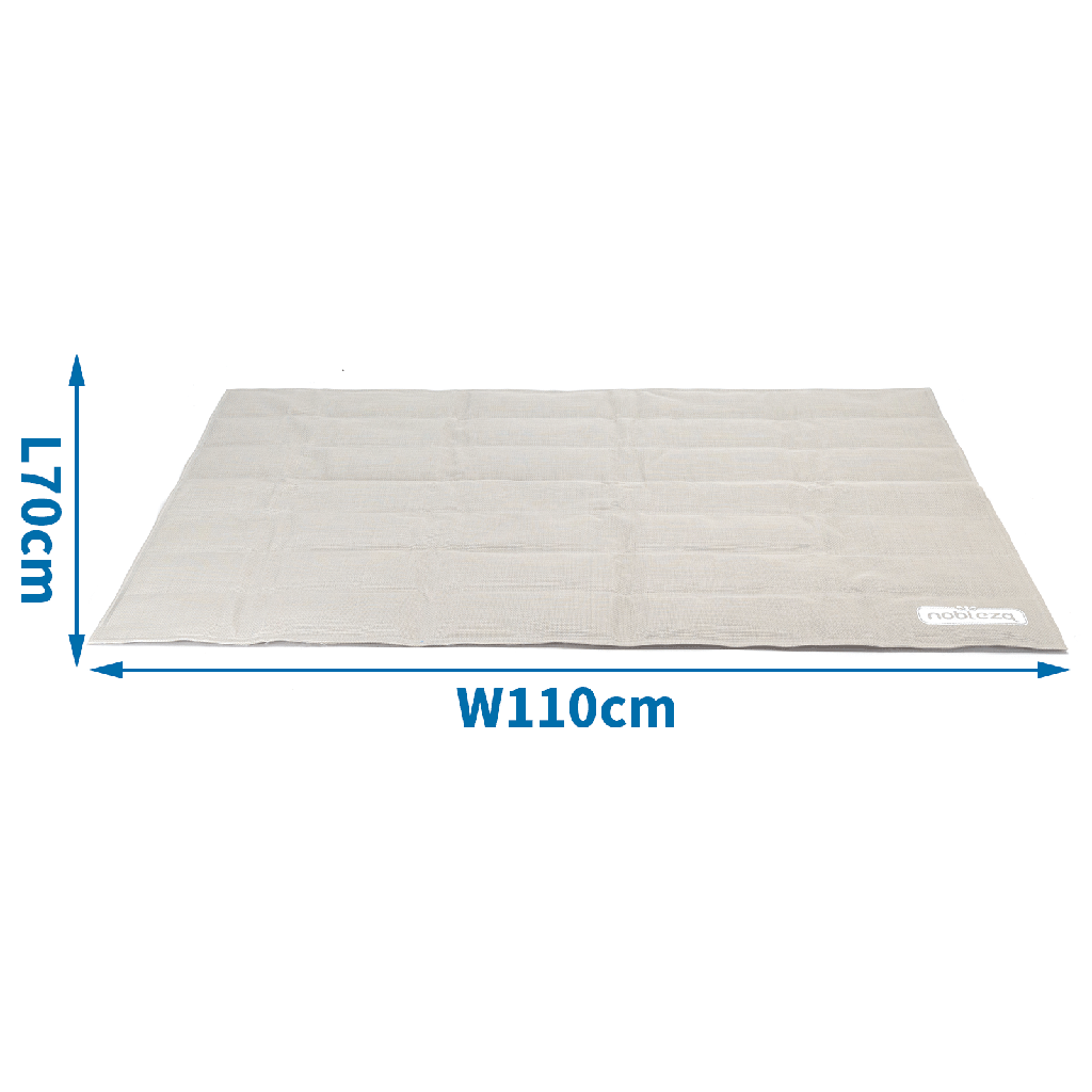 Aigostar Textilene cooling mat L70*W110cm Light grey