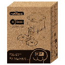 Aigostar WIFI version Smart food feeder With camera Double bowls 6L L33.5*W32cm*H37 Black SF05