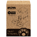 Aigostar WIFI version Smart food feeder With camera Double bowls 6L L33.5*W32cm*H37 Black SF05