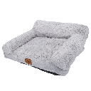 Aigostar Cat sofa Detachable Fur imitation L60*W45*H30cm Grey