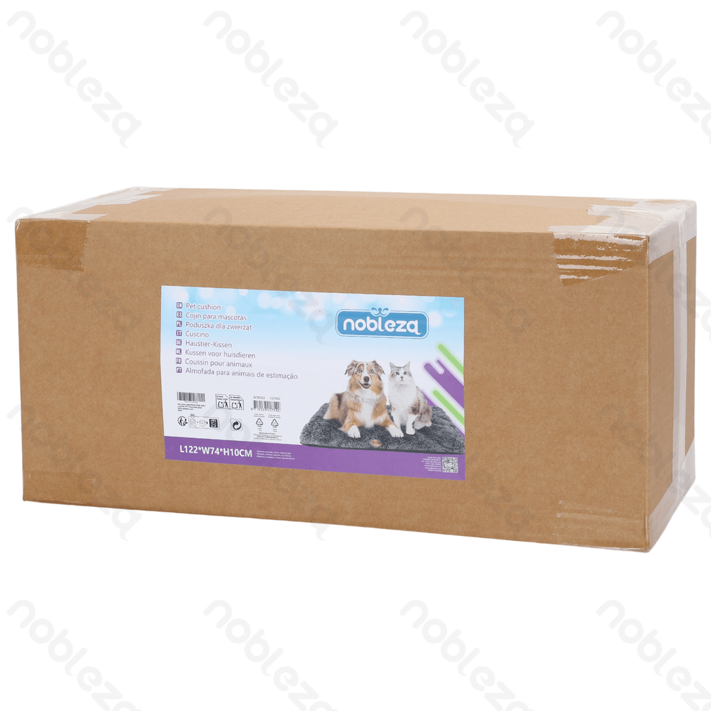 Aigostar Pet cotton pads Plush Thick style L122*W74*H10cm Dark grey 2025 updated style