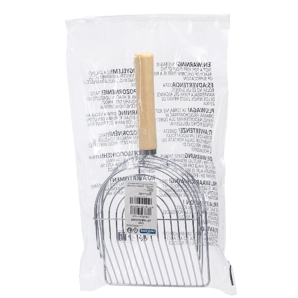 Aigostar Cat litter scoop Round M L29*W13.7*H6.5cm Silver