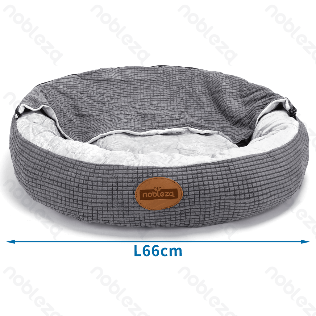 Aigostar Halfgesloten huisdierbed 66x66cm