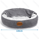 Aigostar Halfgesloten huisdierbed 66x66cm