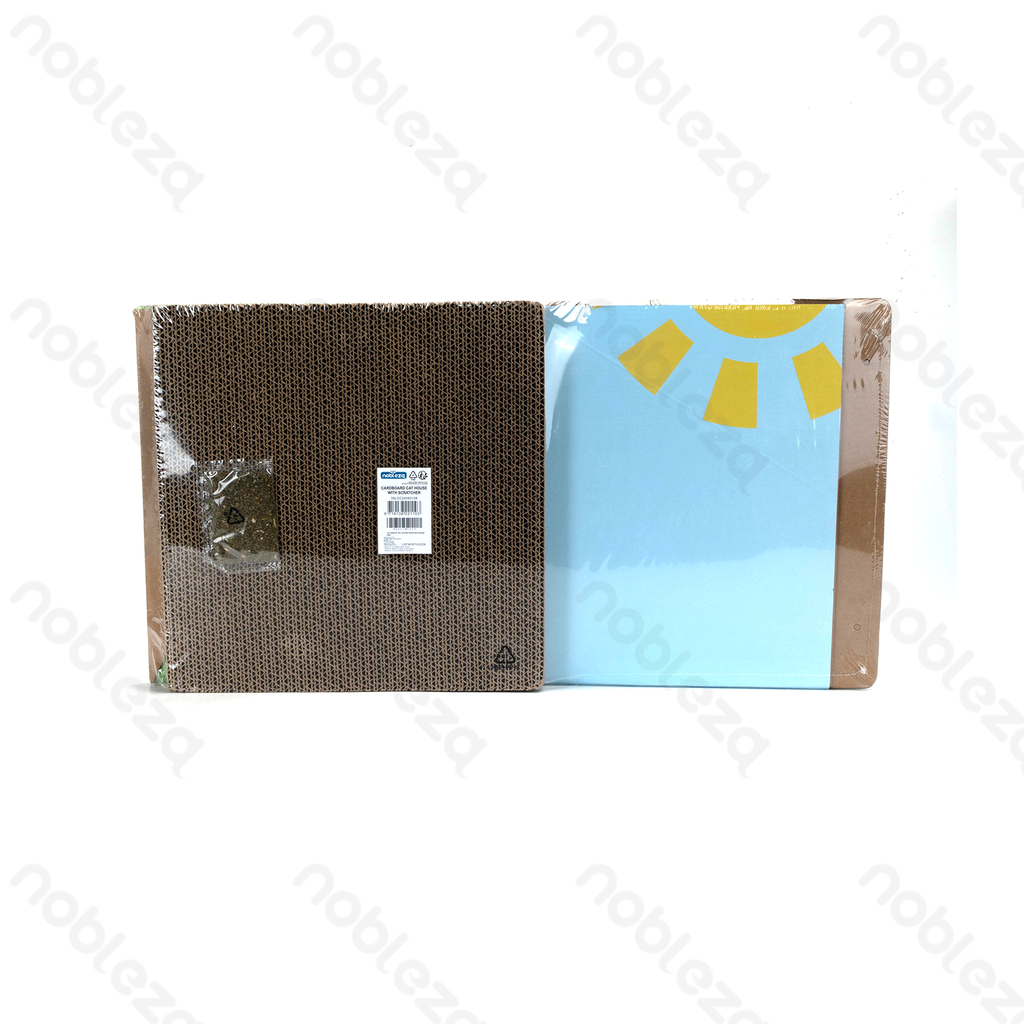 Aigostar Kartonnen kattenhuis met krabber