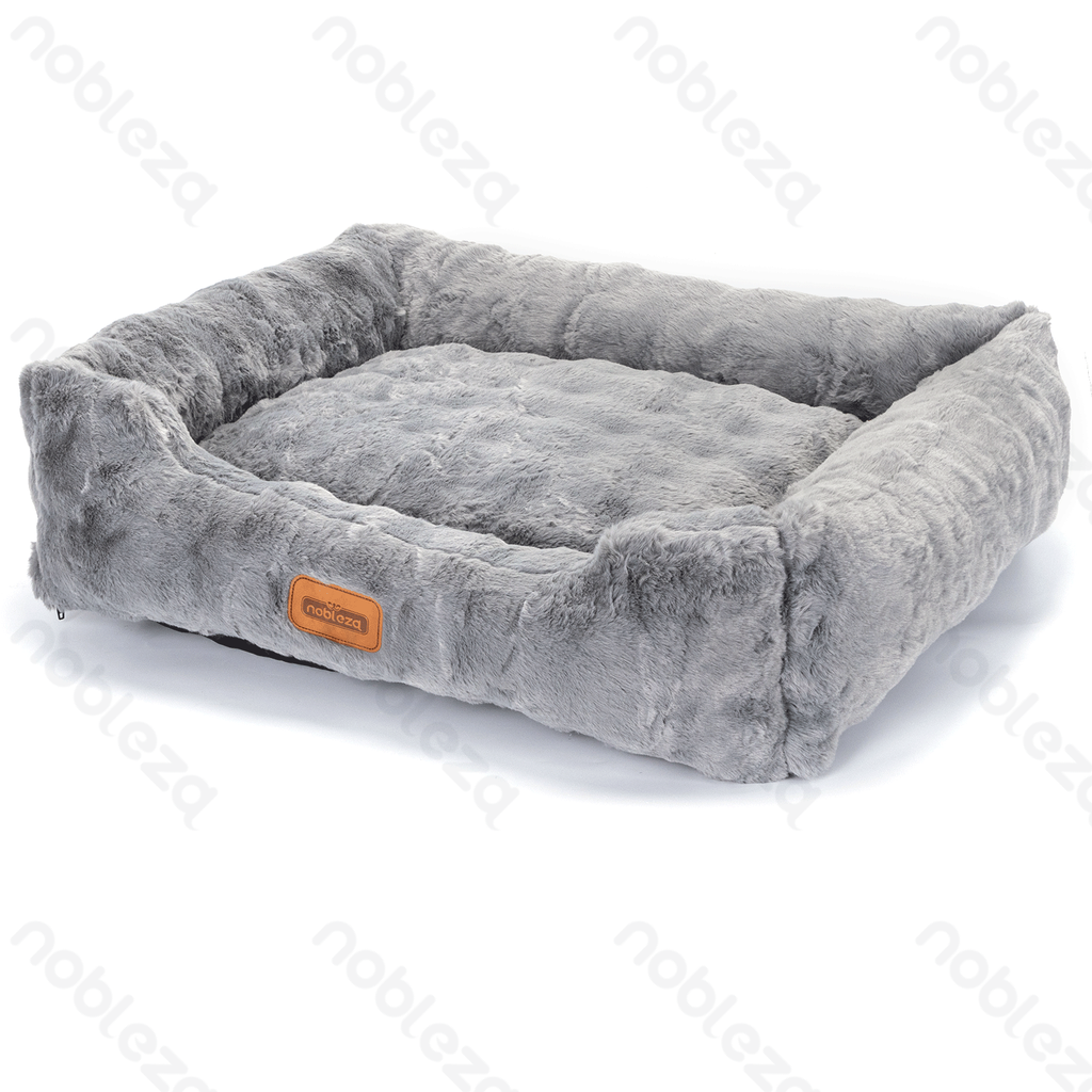 Aigostar Pet bed Single Bubble plush L85*W75*H20cm Grey