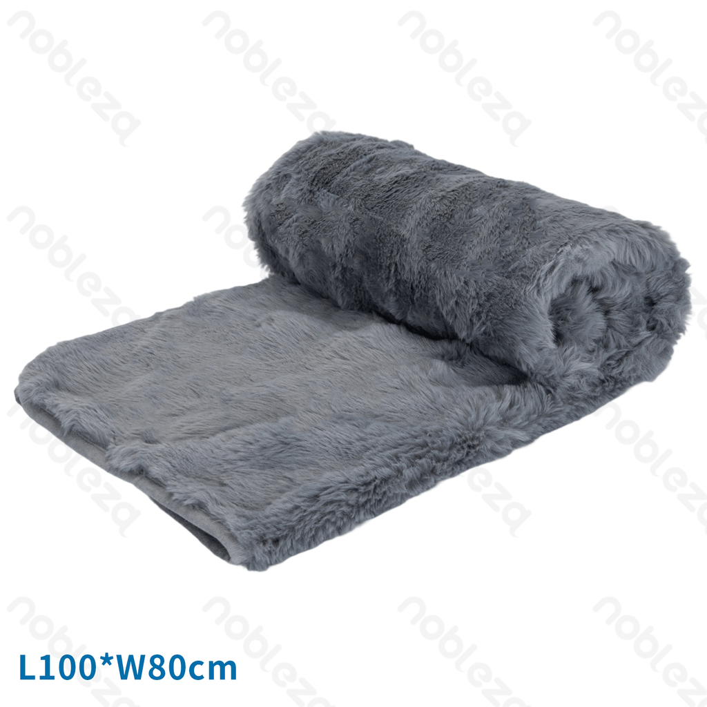 Aigostar Pet blanket Waterproof Bubble plush L100*W80cm Grey