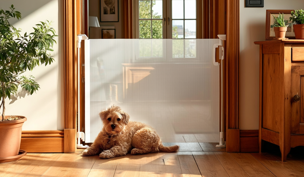 Aigostar Retractable gate W20-180*H88CM White