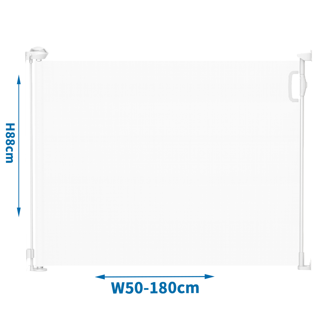 Aigostar Retractable gate W20-180*H88CM White