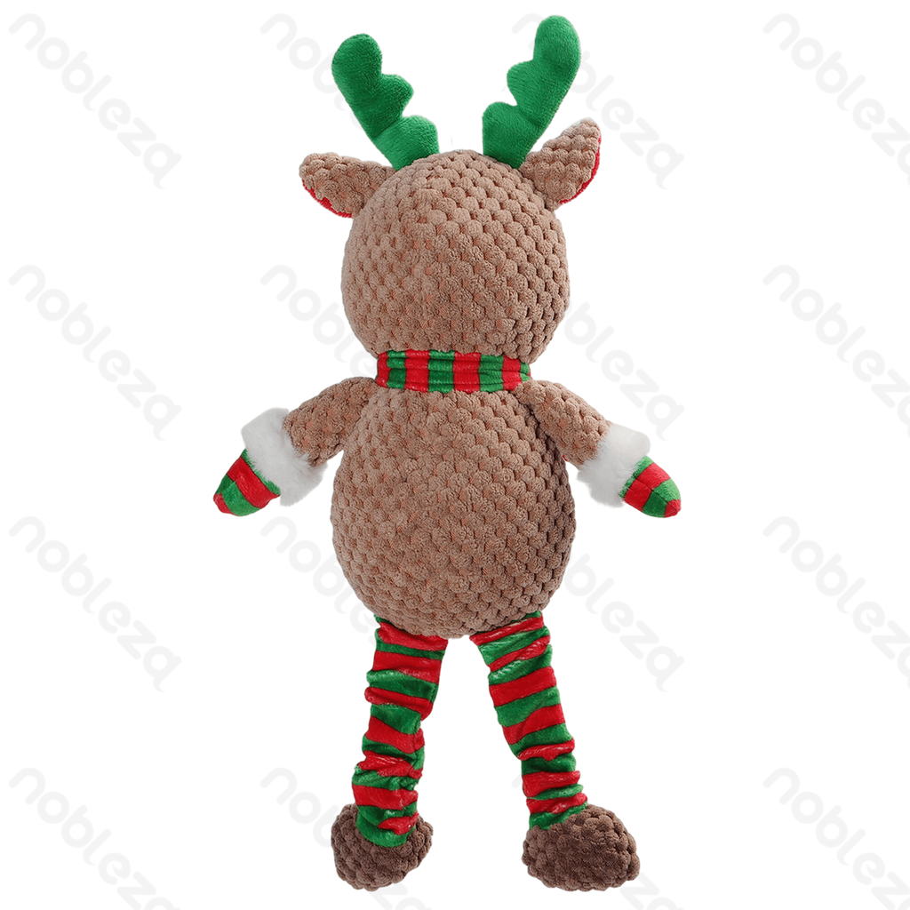 Aigostar Plush toys Deer L22*W11*H36CM Brown&Red