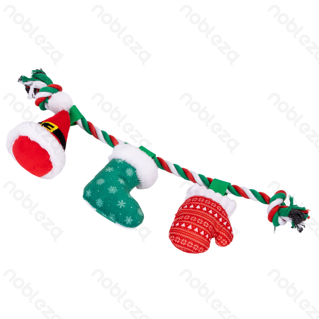 Aigostar Plush toys Boot&Gloves&Hat L42*W14CM Red&Green&White