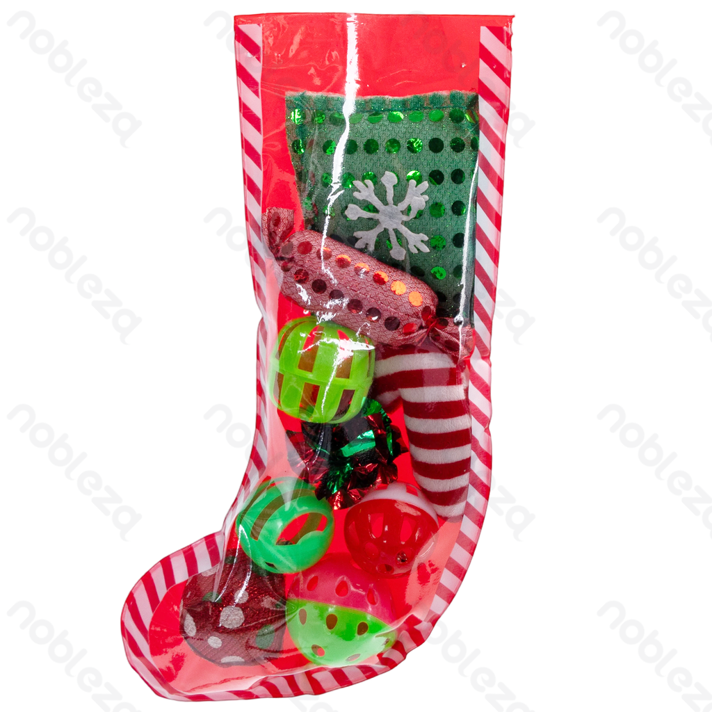 Aigostar Cat toys Christmas toy set L24*W13*H4CM Red Green White