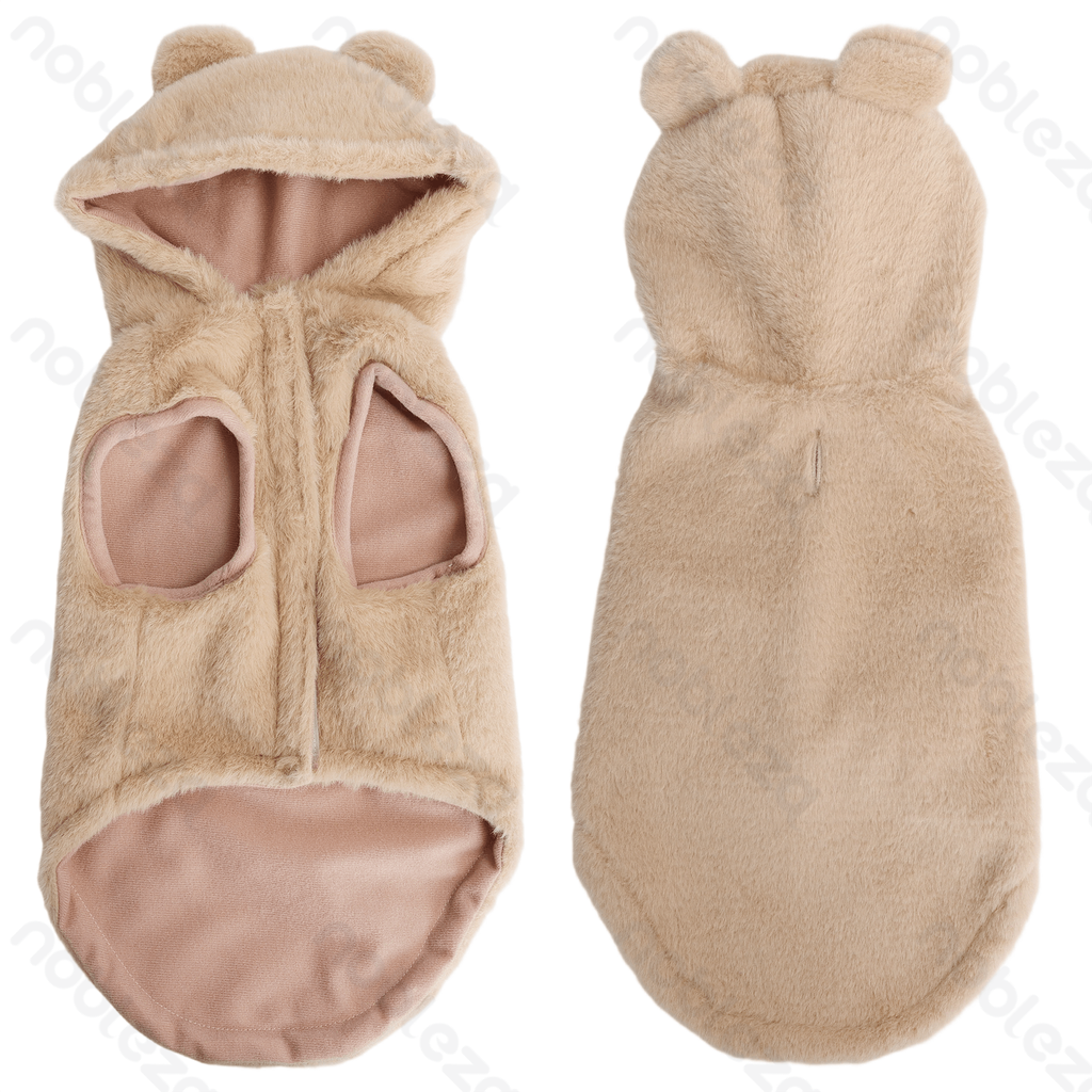 Aigostar 3D ear hooded vest L-35cm Pink Grey Khaki