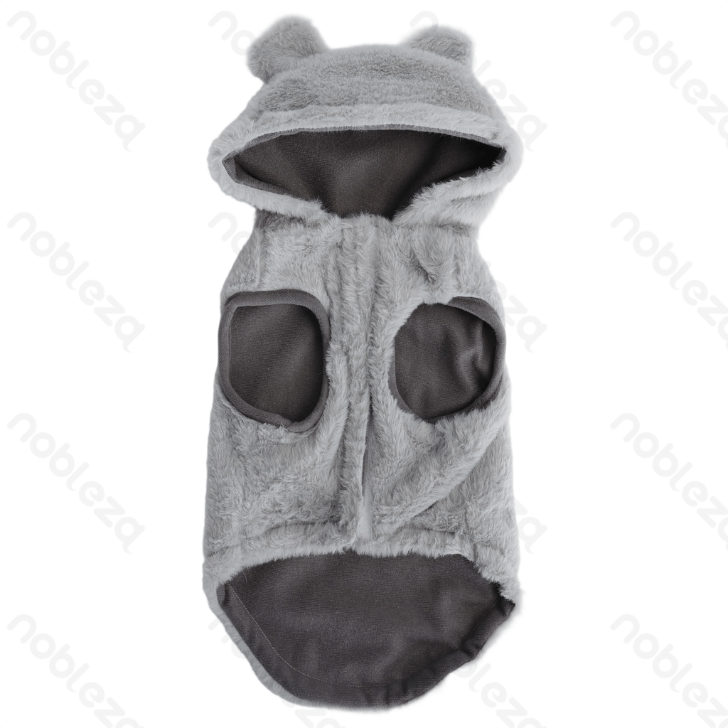 Aigostar 3D ear hooded vest L-35cm Pink Grey Khaki
