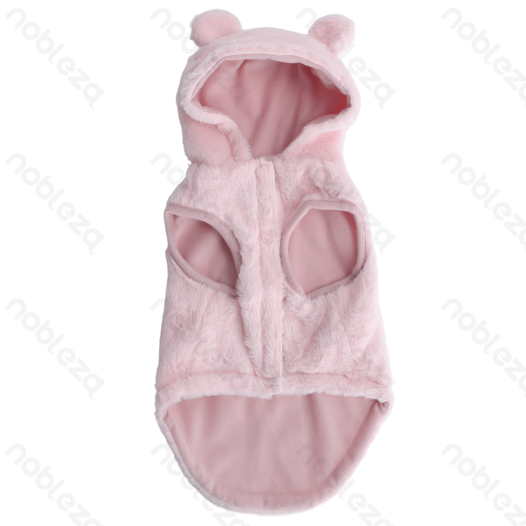 Aigostar 3D ear hooded vest L-35cm Pink Grey Khaki