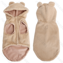 Aigostar 3D ear hooded vest XXL-45cm Pink Grey Khaki