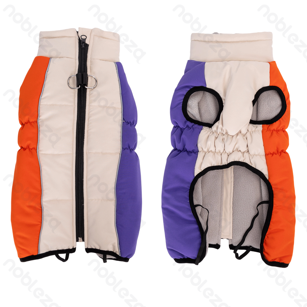 Aigostar Thickened reflective water-resistant premium cotton clothes XXL-45cm Yellow&Green Red&Purple Blue&Black