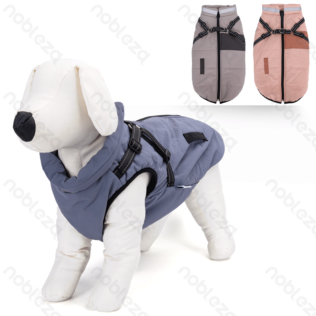 Aigostar Reflective harness water-resistant cotton clothes XL-40cm Grey Blue Pink