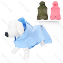 Aigostar Reflective webbing hooded raincoat XL-40cm Green Blue Pink