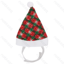 Aigostar Christmas scarf & hat set L18*W14CM&L50*W5CM Red&Green