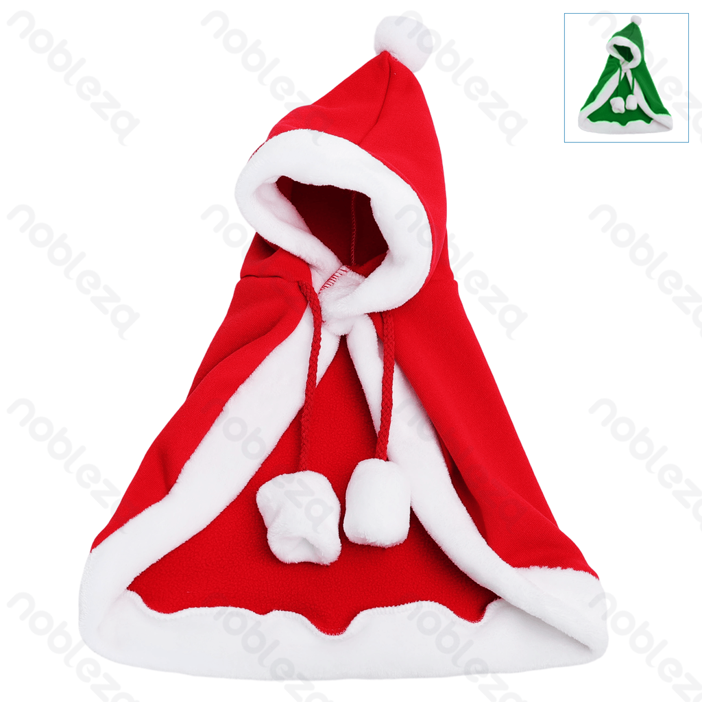 Aigostar Christmas cape M-30cm Red Green