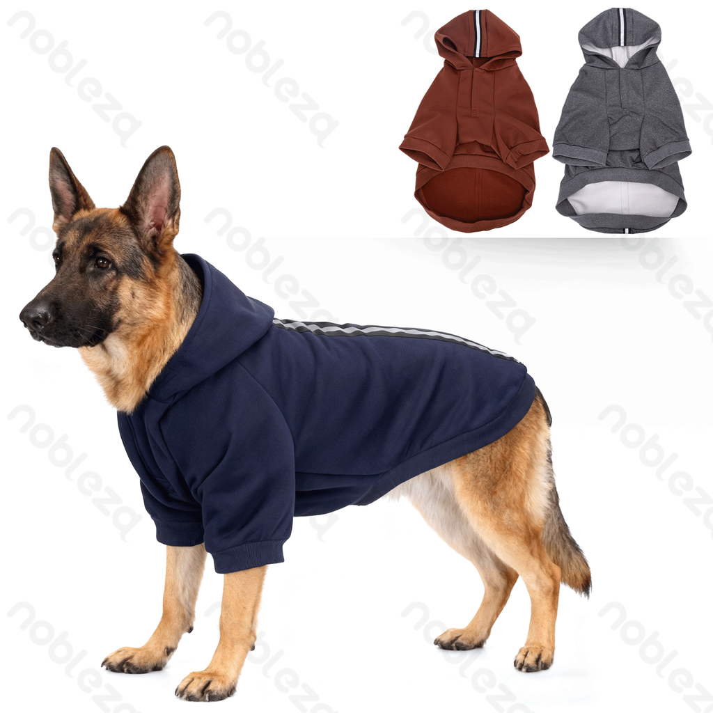 Aigostar Reflective hooded sweatshirt 3XL-50cm Grey Navy blue Brown