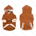 Aigostar Ribbed pocket hooded sweatshirt L-35cm Beige Grey Brown