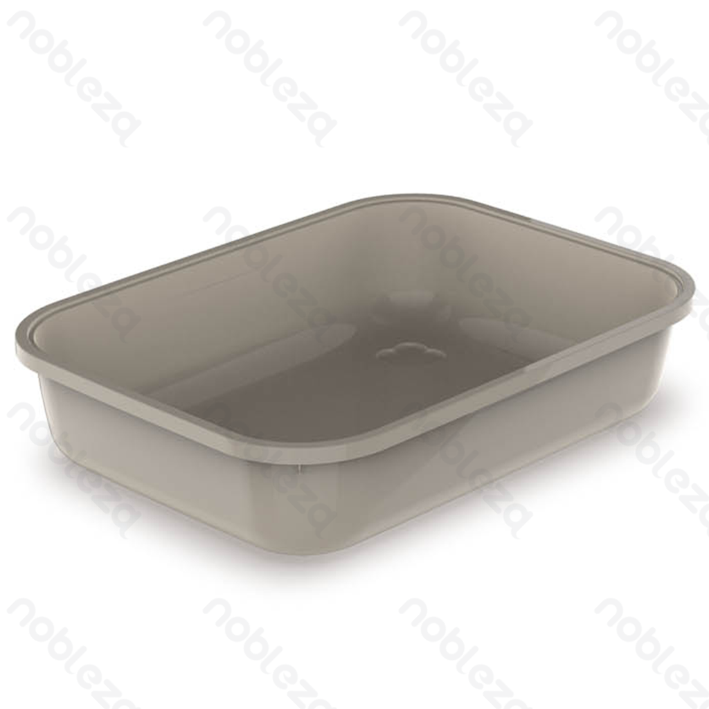 Aigostar Cat litter box L37*W27*H8.5cm Grey Blue