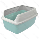 Aigostar Elevated cat litter box L56*W40*H30cm Grey Green