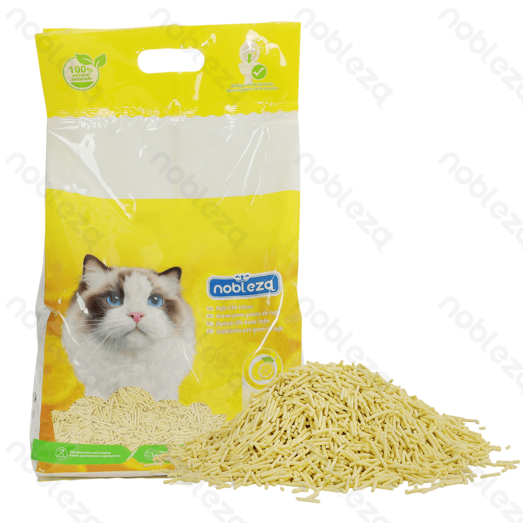 Aigostar Lemon flavor tofu cat litter 6L 2.5kg